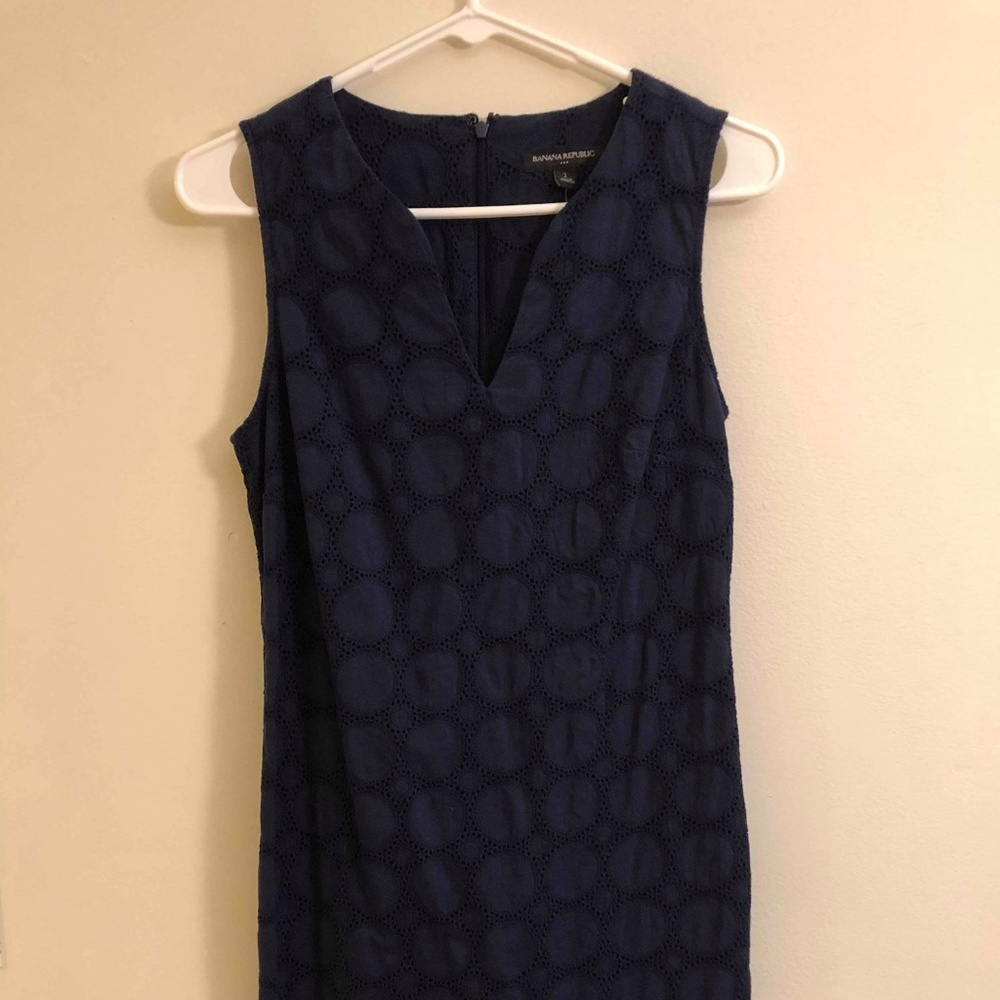Navy Blue Banana Republic Size 2 Dress